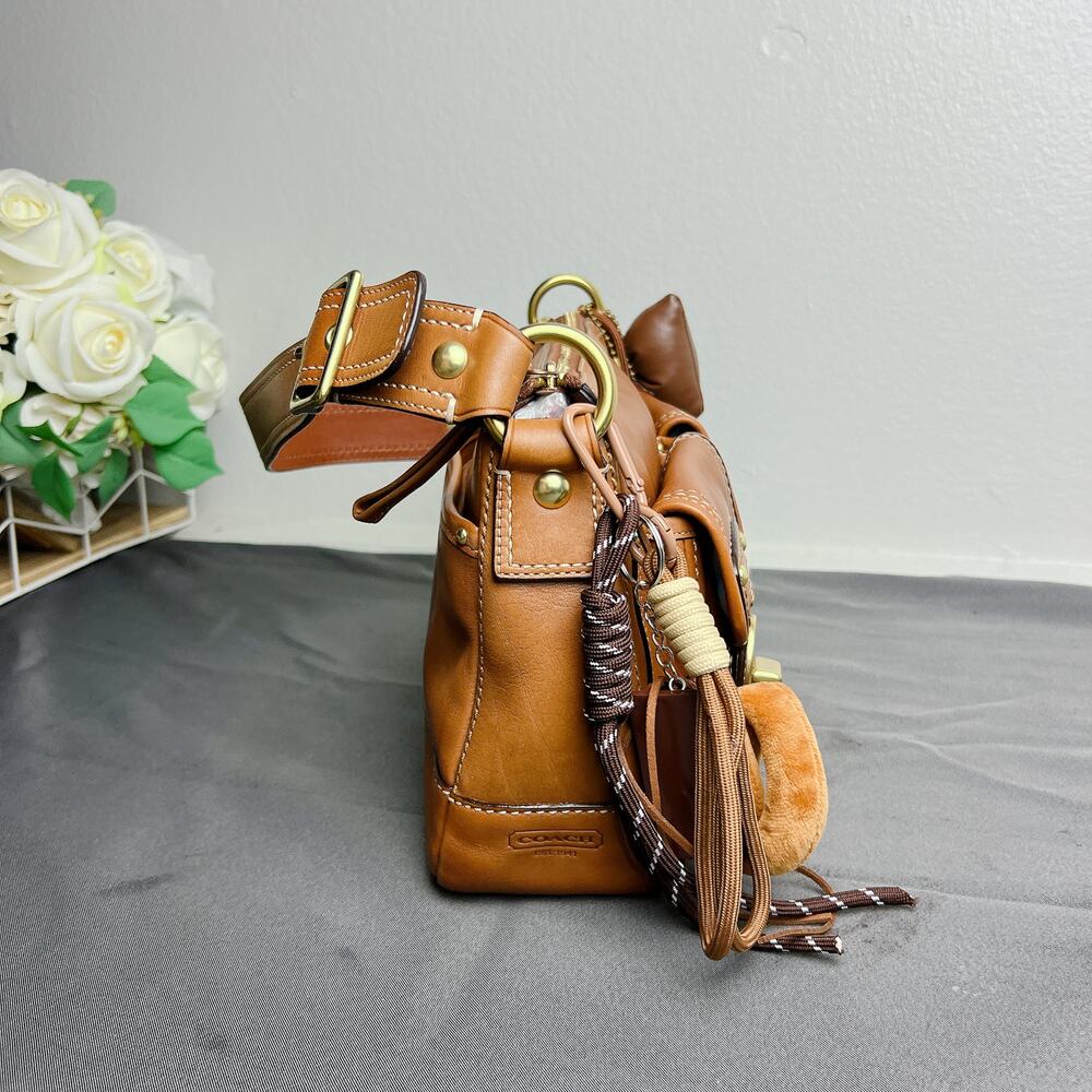 Coach Vintage Y2k Legacy Turnlock Shoulder Bag F12868 - Gem
